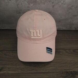 New York Giants Hat Cap Womens Strap Back One Size Pink NFL Football Reebok